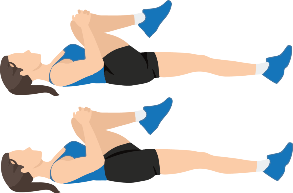 Knee-to-Chest Stretch Exercises for Physiotherapy